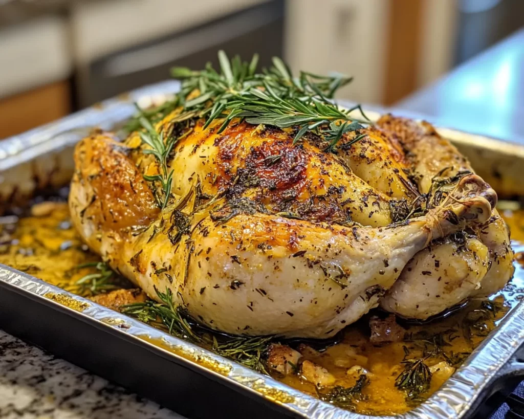 Mother’s Day Roasted Chicken with Herbs