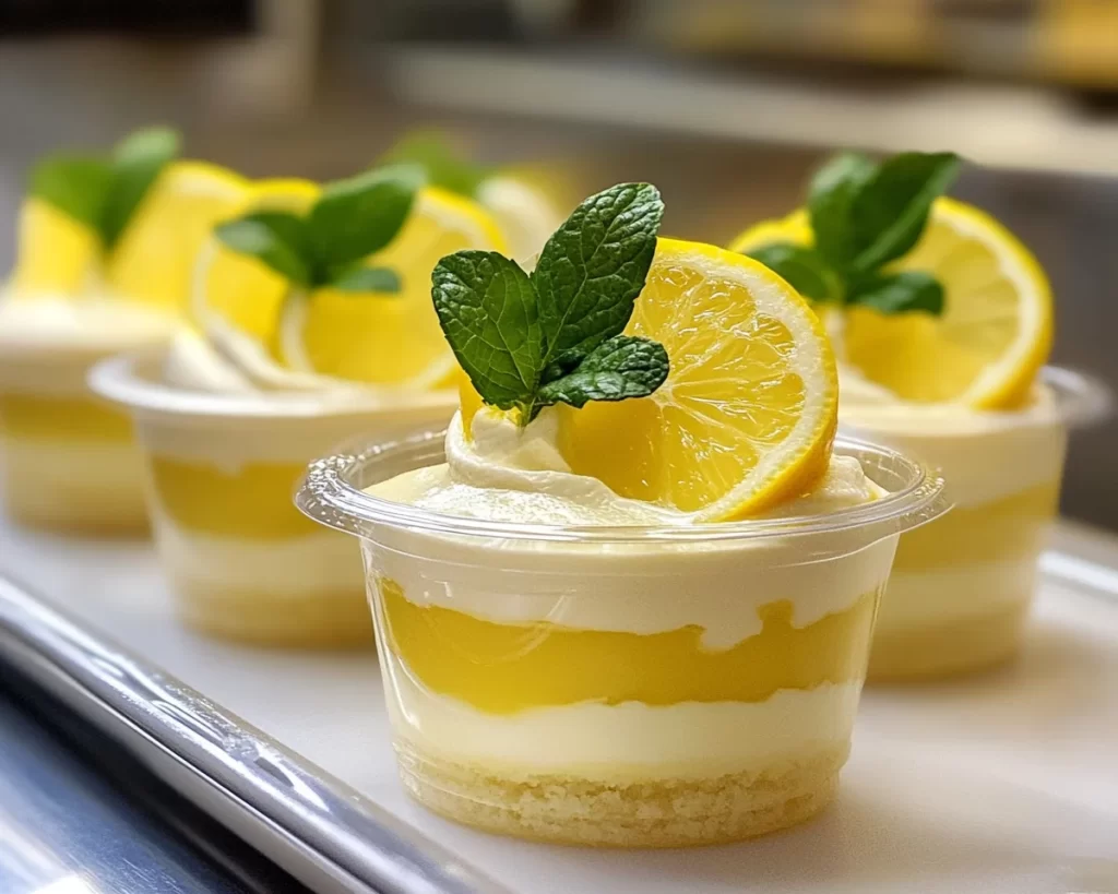 Spring Dessert: Lemon Mousse Dessert Cups