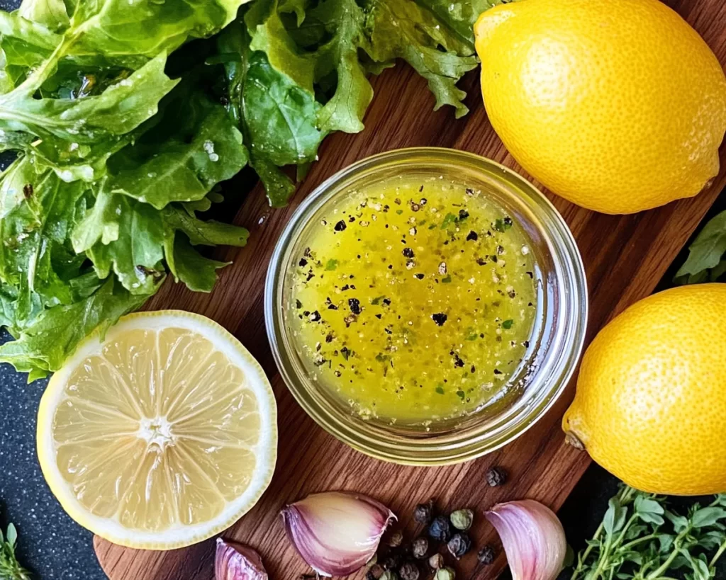 Lemon Vinegarette Dressing for Spring Salads (Fresh + Light)