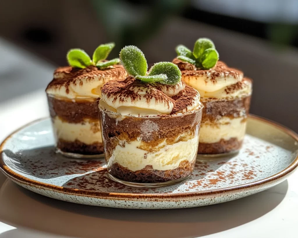 St Patrick’s Day Irish Cream Tiramisu Cups