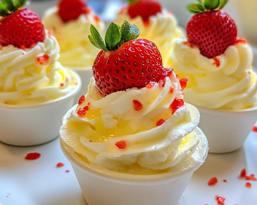 Spring Desserts: Strawberry Lemon Icebox Cups