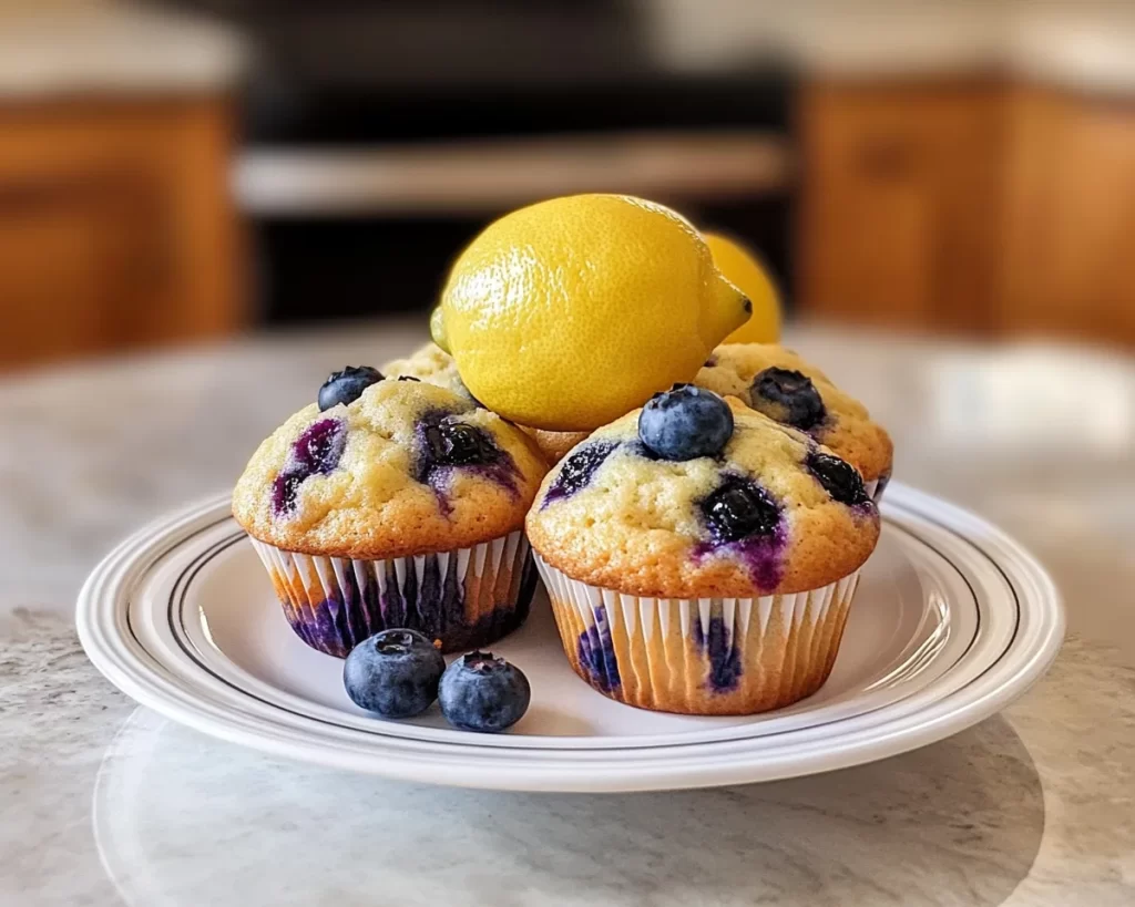 Mother’s Day Lemon Blueberry Muffins
