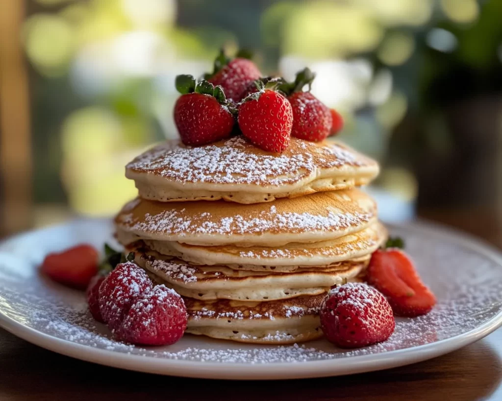 Mother’s Day Strawberry Pancakes