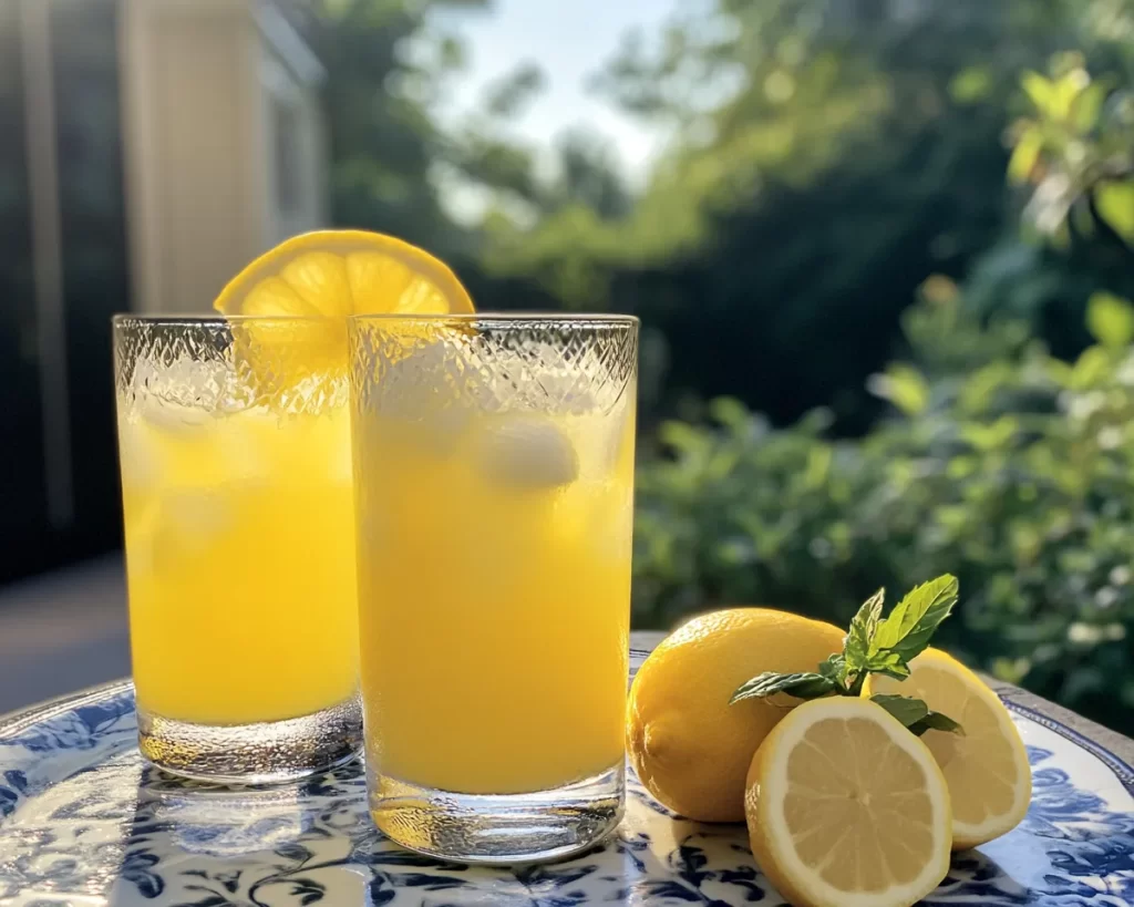 Summer Drinks Nonalcoholic: Pineapple Lemon Refresher