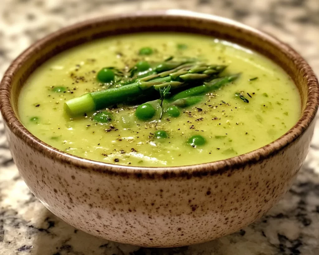 Spring Soup: Creamy Asparagus Soup