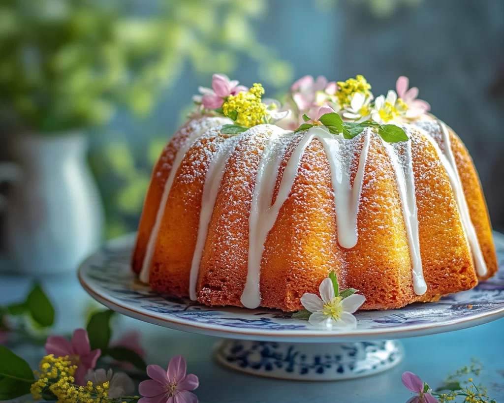 Spring Cake: Lemon Bundt Cake (Spring Style)