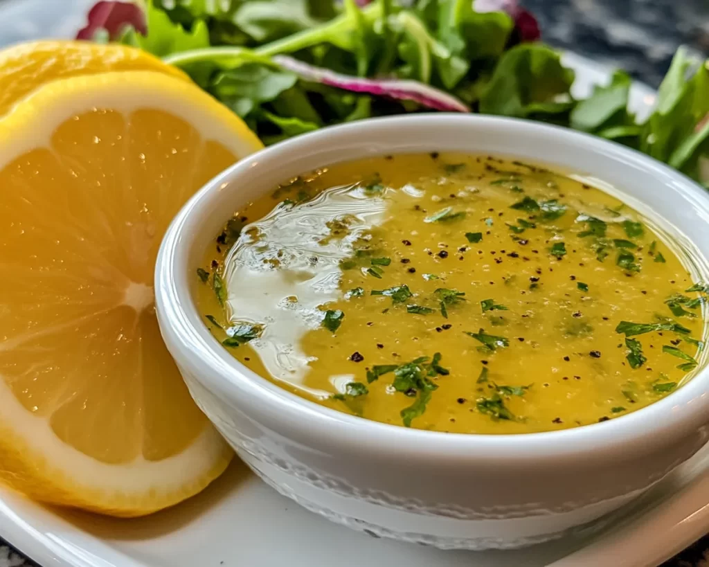 Lemon Vinegarette Dressing (5-Minute Salad Dressing)