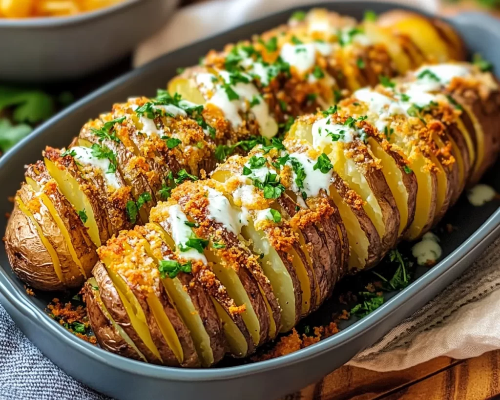 These Crispy Hasselback Potatoes Are Pure Perfection!