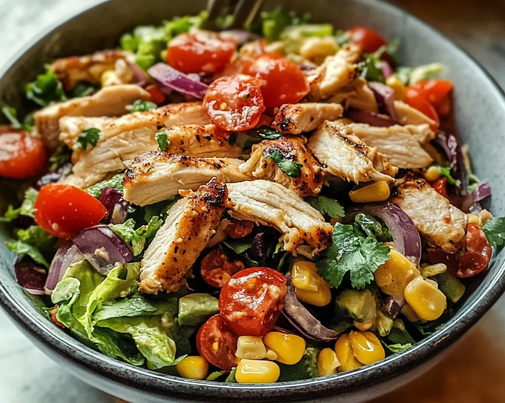 Homemade Southwest Chicken Chopped Salad