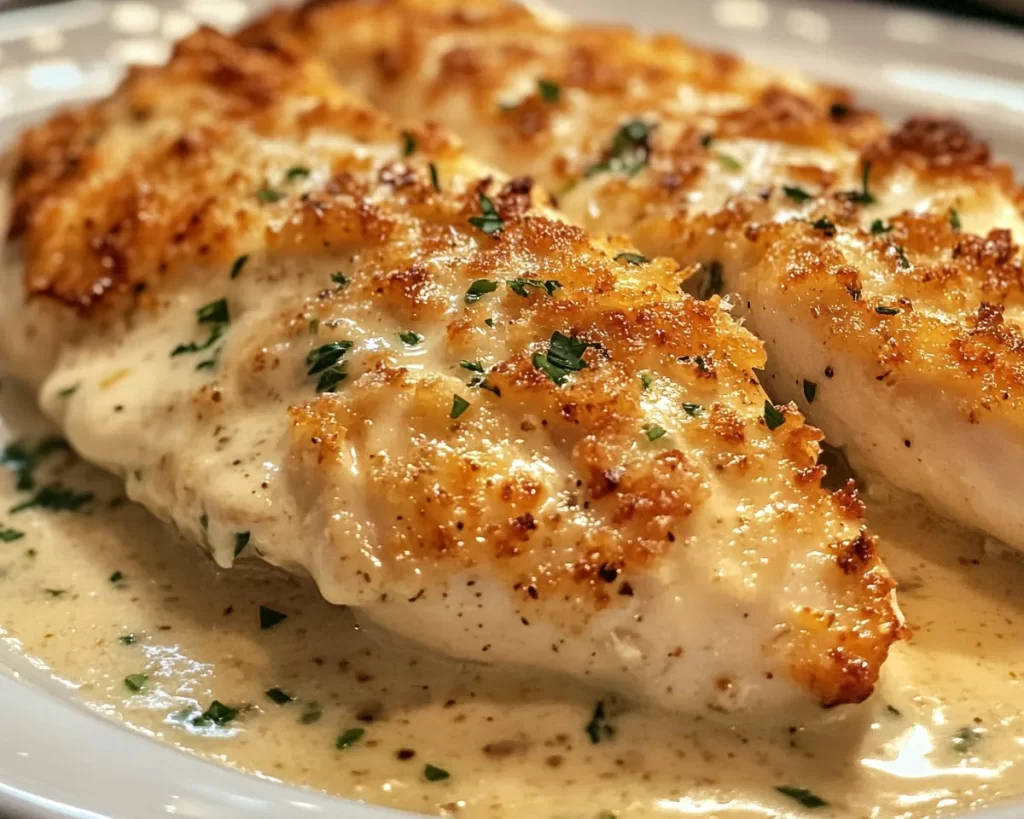 Spring Dinner Party Creamy Parmesan Chicken