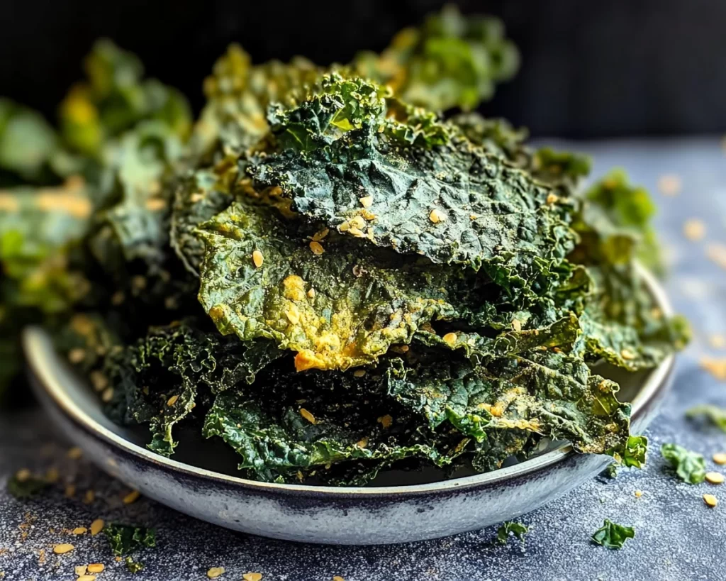 Vegan Dehydrated Kale Chips