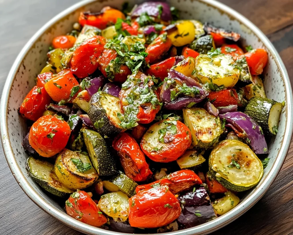 Irresistible Mediterranean Roasted Vegetables Salad