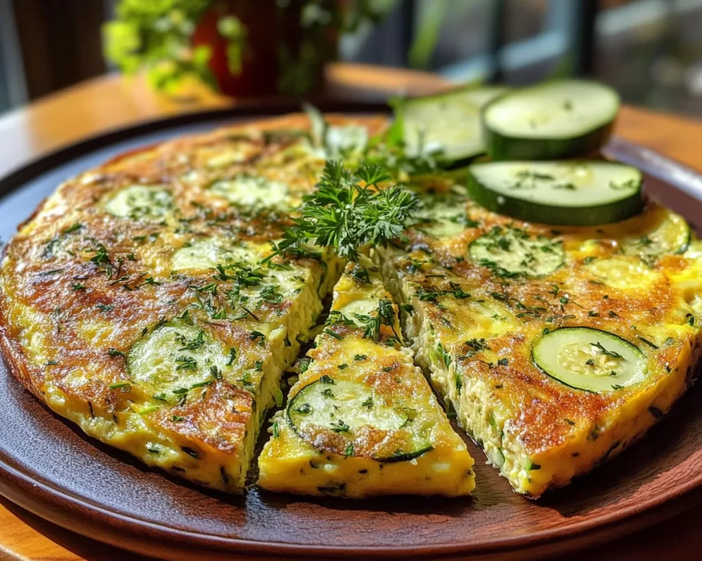 Frittata Recipe with Zucchini + Herbs (Spring Style)