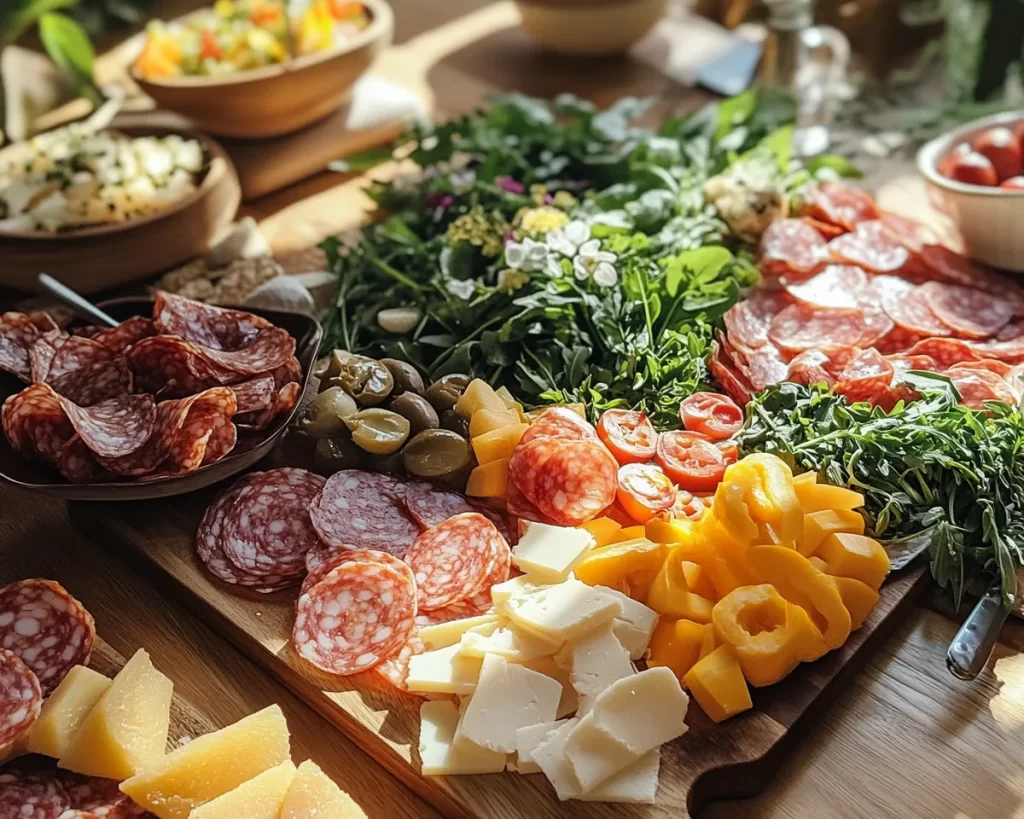 Spring Dinner Party: Spring Charcuterie Board Ideas + Fresh Salad