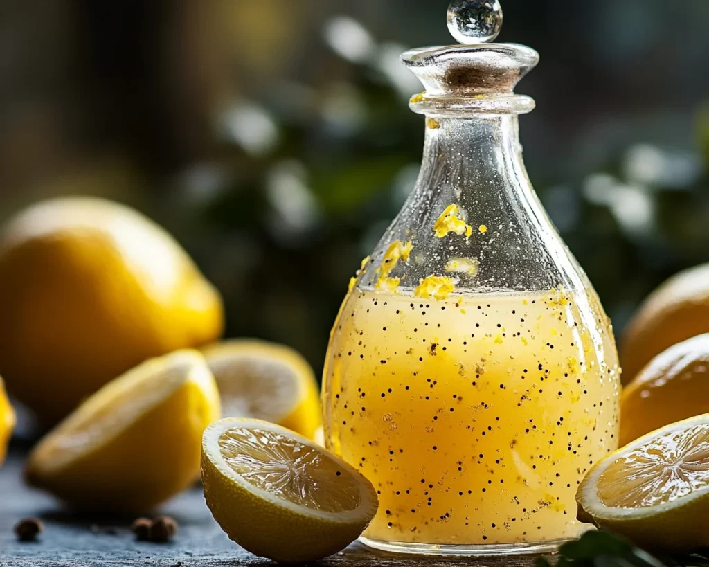Lemon Vinegarette Dressing with Lemon Zest (Extra Bright)
