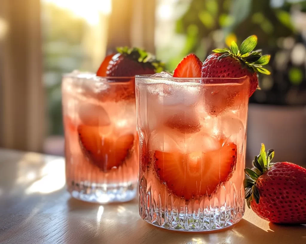Spring Drinks: Strawberry Coconut Mocktail