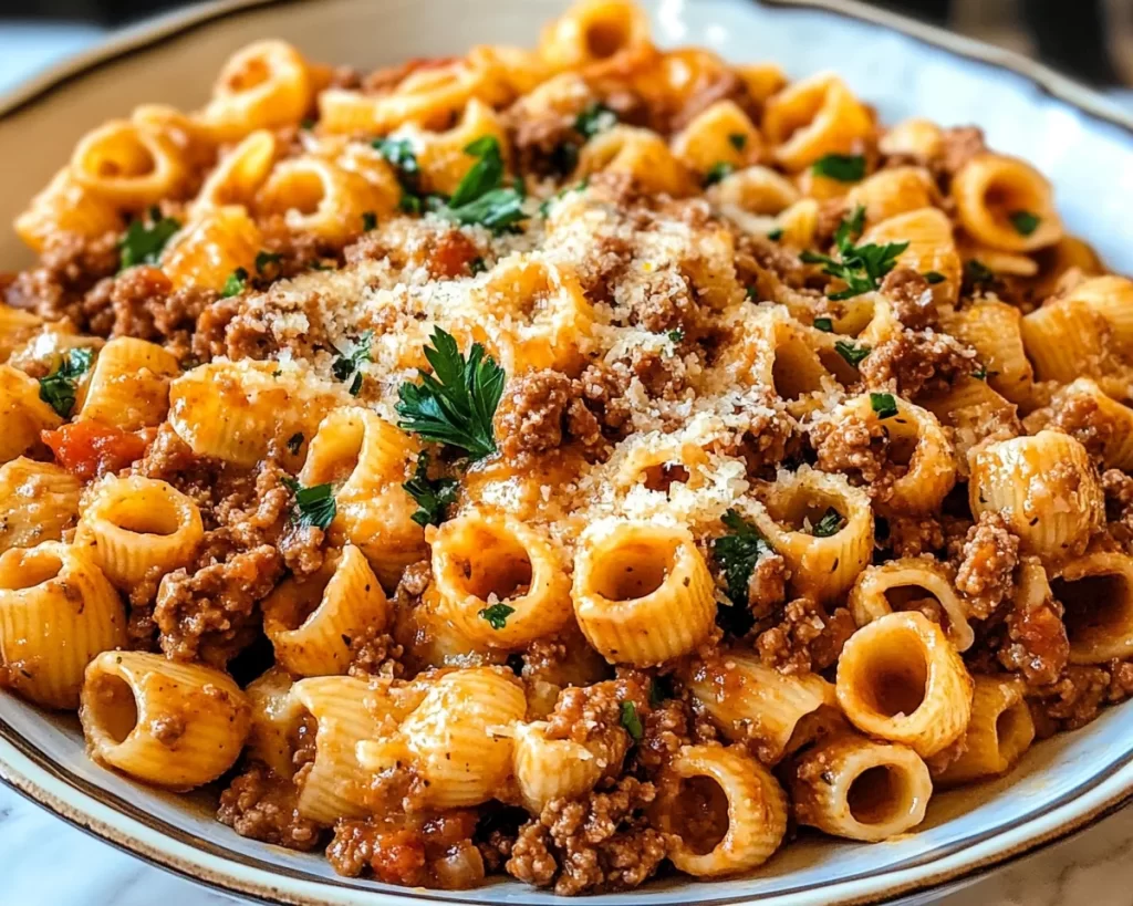 Irresistible Marry Me Ground Beef Pasta