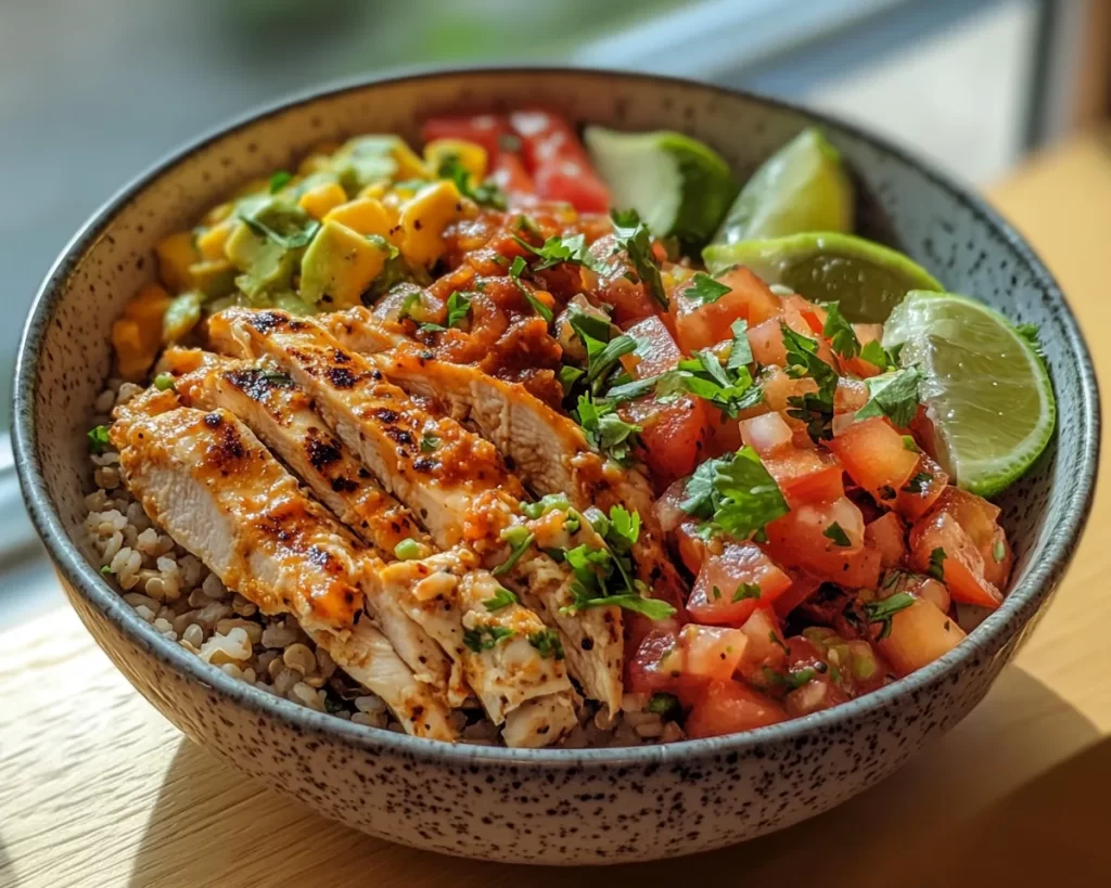 Healthy Easy Chicken Taco Bowl