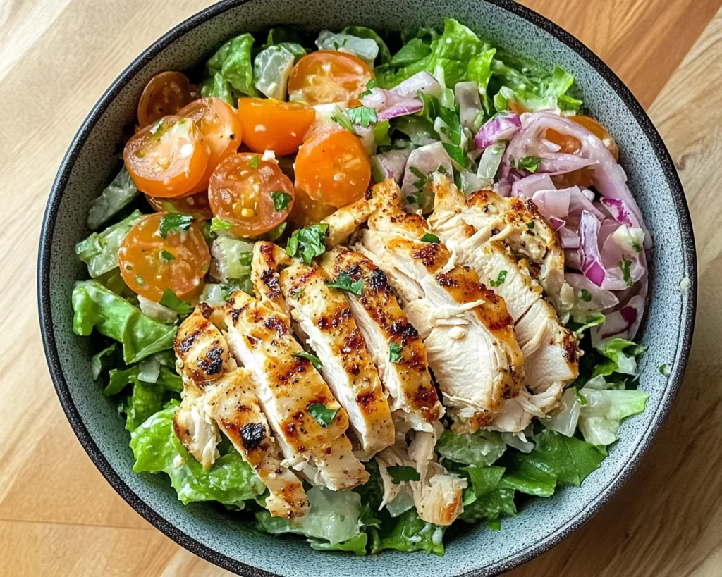 High Protein Rotisserie Chicken Salad