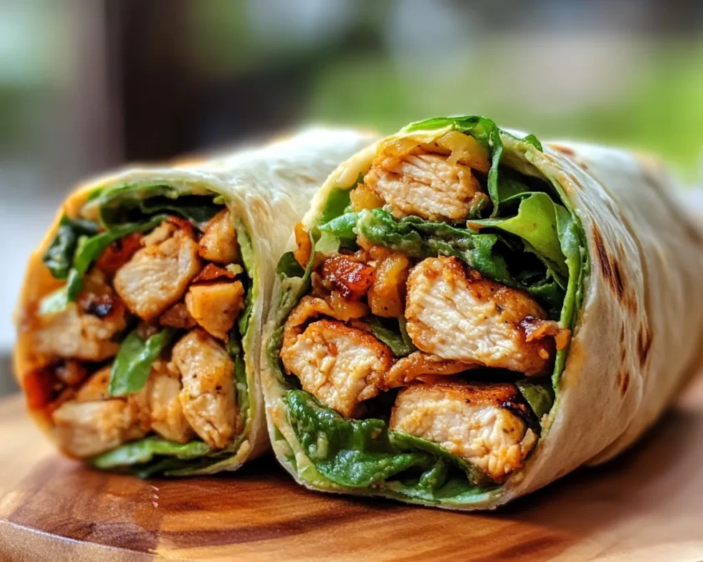Spring Dinner Recipes: Chicken Caesar Wraps
