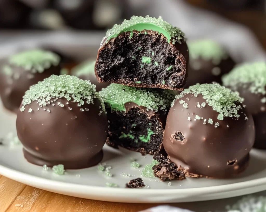 St Patrick’s Day Mint Oreo Truffles