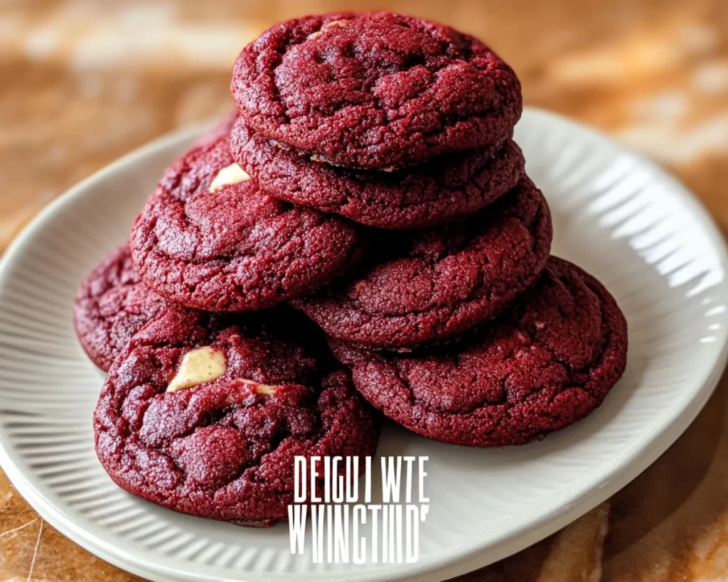Delicious Red Velvet Cookies With Beets