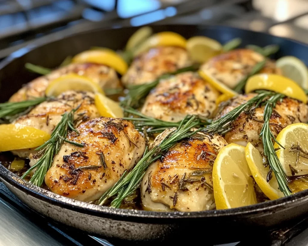 Spring Recipes Dinner: One Pan Lemon Chicken