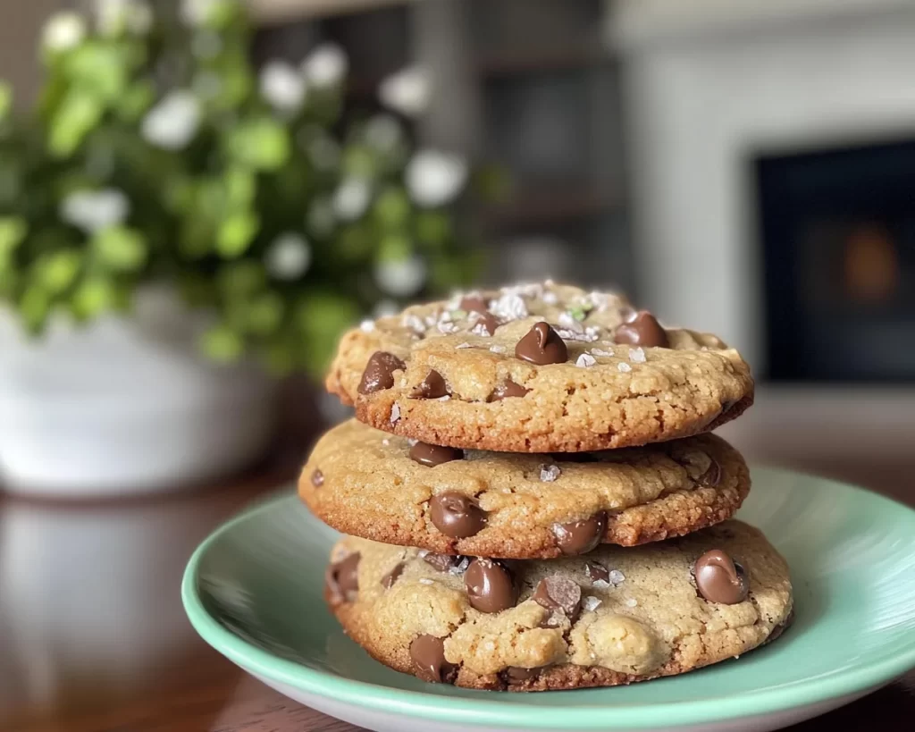 St Patrick’s Day Mint Chocolate Chip Cookies