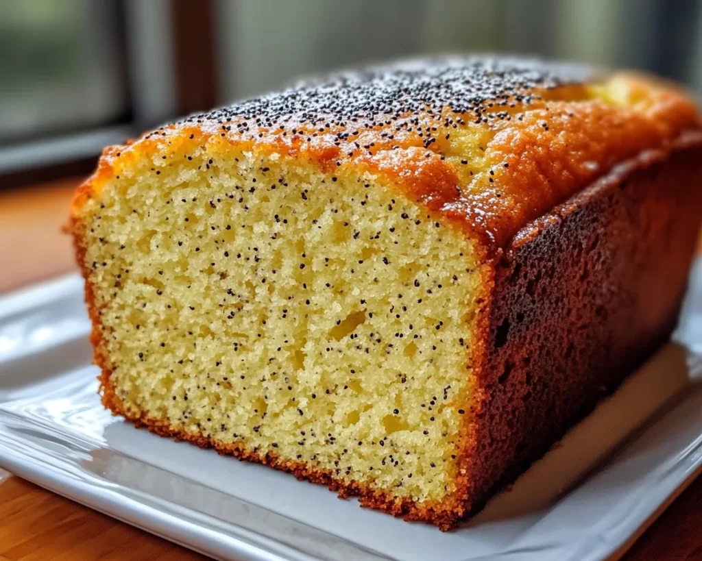 Spring Cake: Lemon Poppy Seed Cake Loaf
