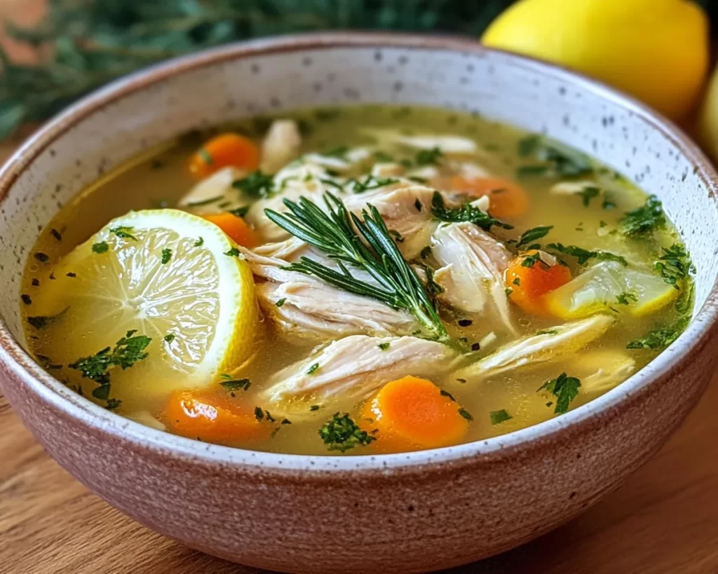 Spring Soup: Chicken Lemon Soup (Fresh)