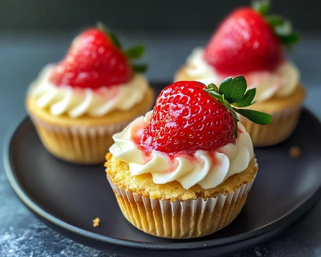 Spring Dessert: No Bake Strawberry Cheesecake Cups