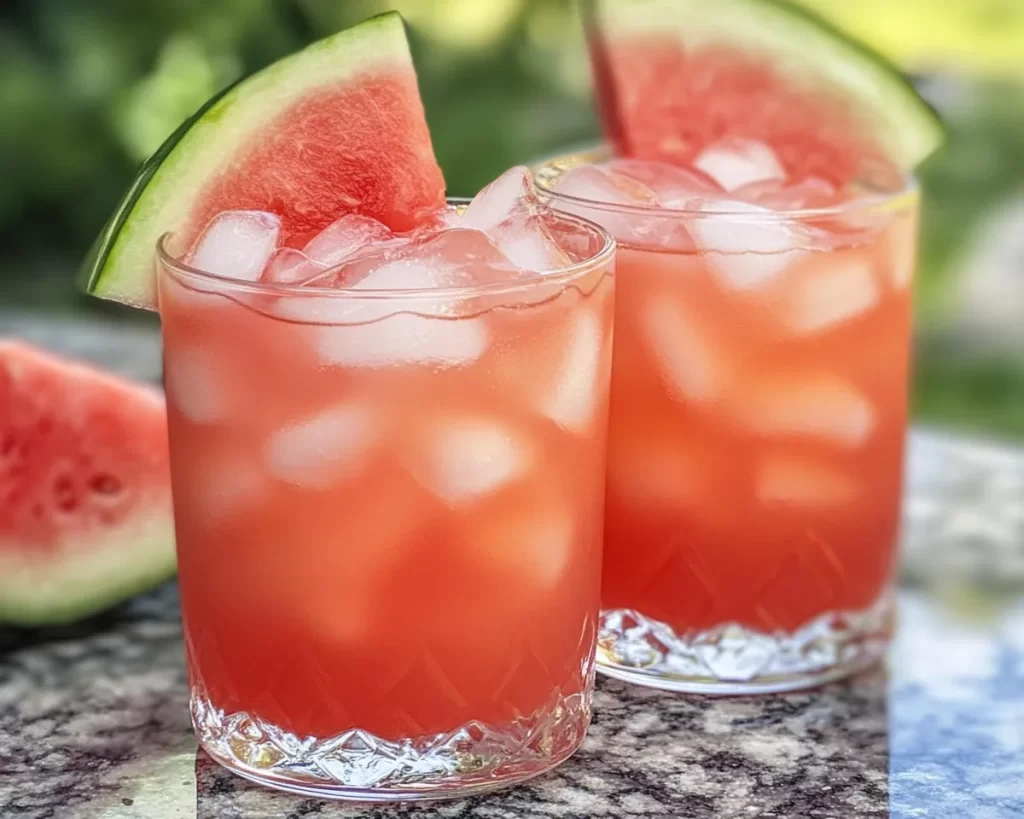 Summer Drinks Nonalcoholic: Watermelon Lemonade Cooler