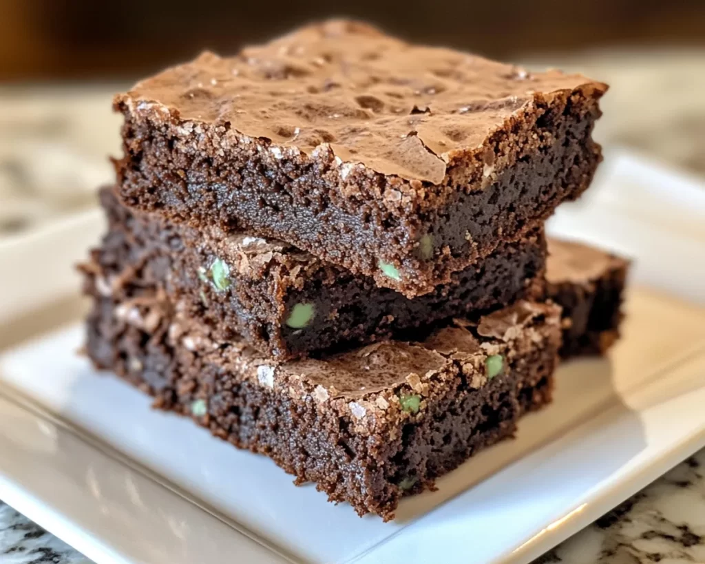 St Patrick’s Day Irish Cream Brownies