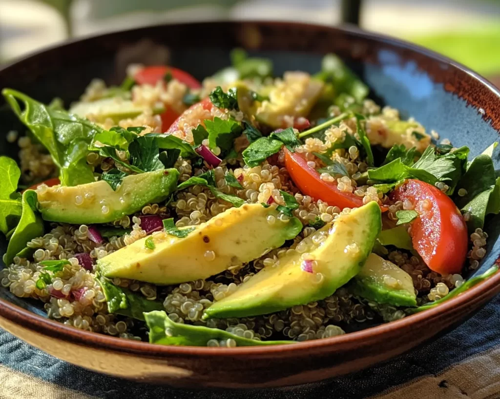 Spring Salad: Quinoa Spring Salad with Lemon Dressing