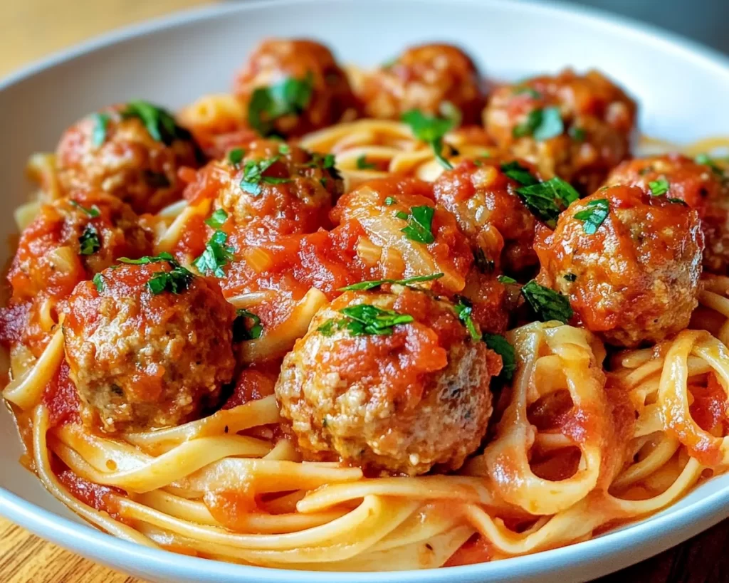 Easy Dinner Recipes for Family Comfort Foods: Turkey Meatballs + Pasta
