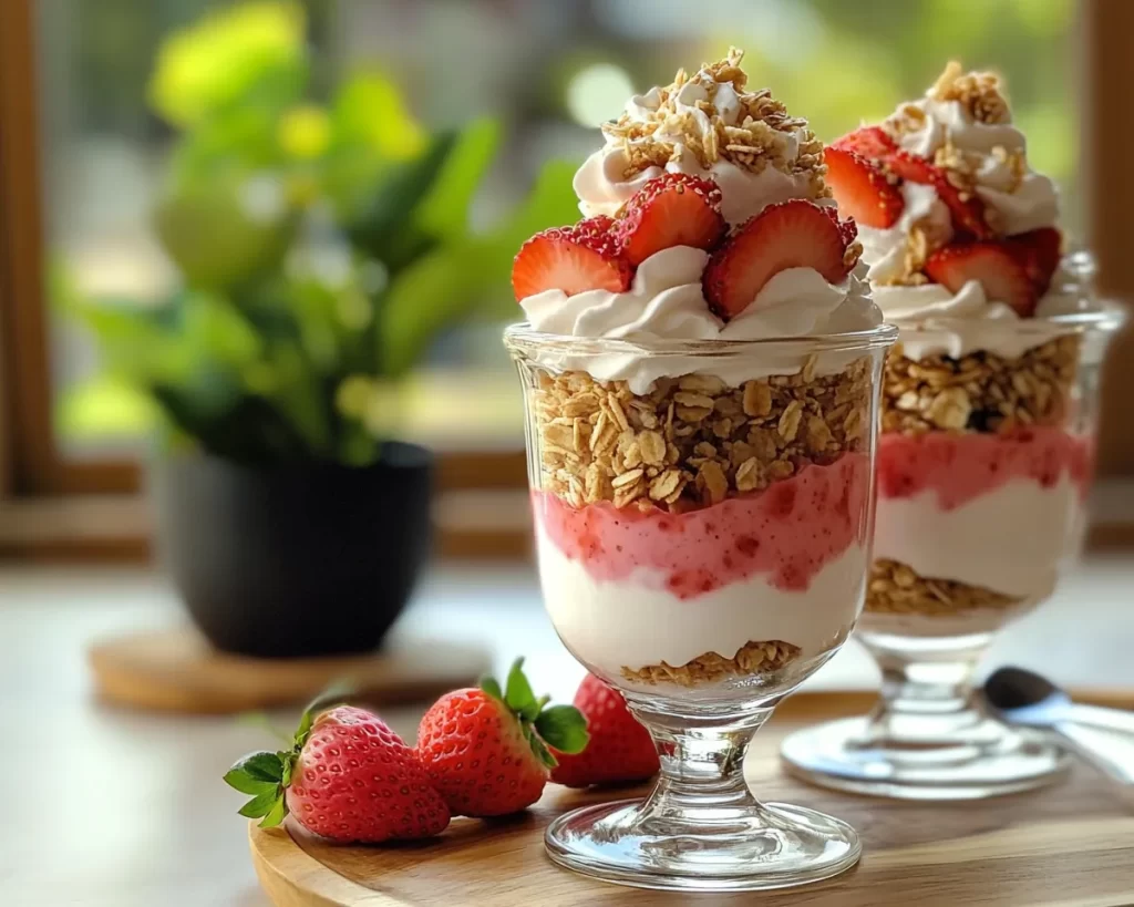 Spring Desserts: Strawberry Yogurt Parfaits