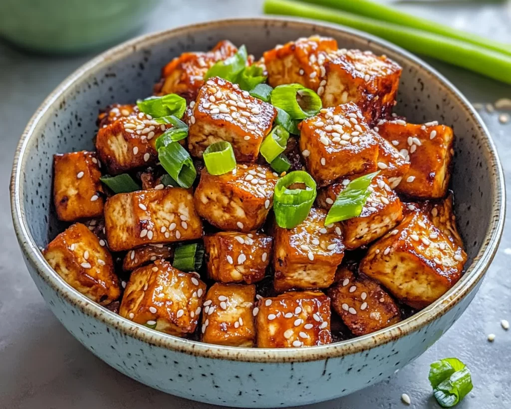 Sesame Crispy Sticky Tofu