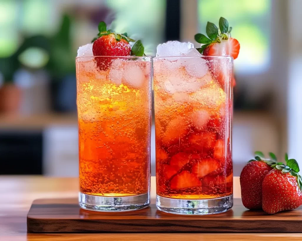 Soda Drinks Recipes: Homemade Strawberry Soda (No Alcohol)