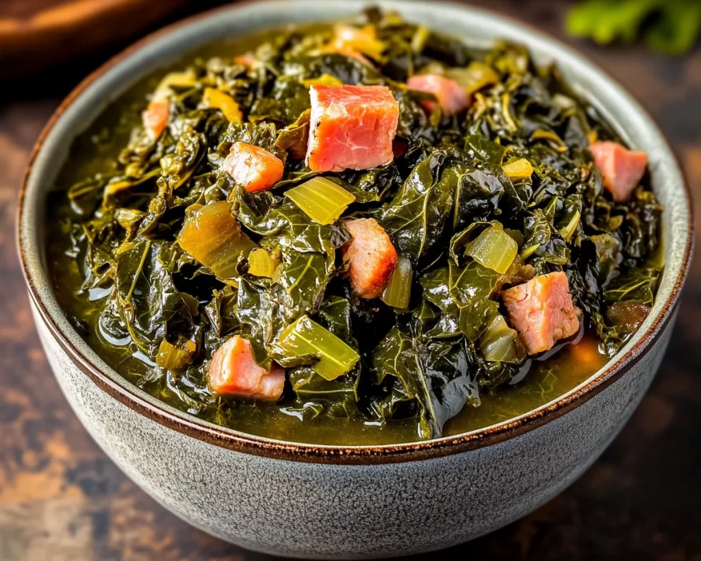 Tasty Instant Pot Collard Greens With Ham Hock