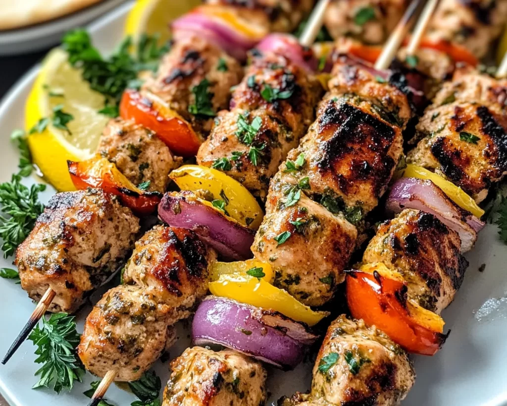 Mouthwatering Greek Ground Turkey Kabobs