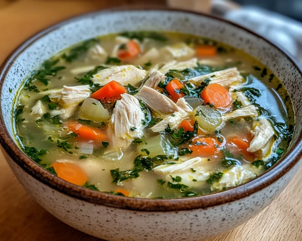 Spring Soup: Chicken Vegetable Soup (Light)