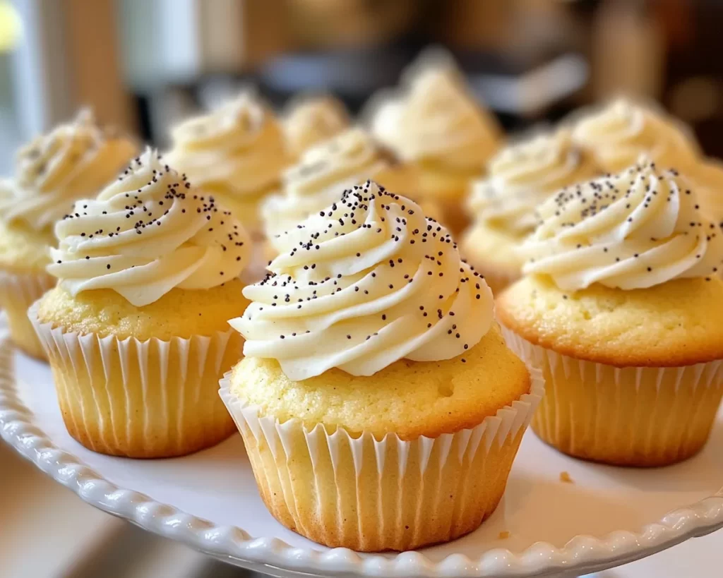 Spring Cupcakes: Lemon Poppy Seed Cupcakes