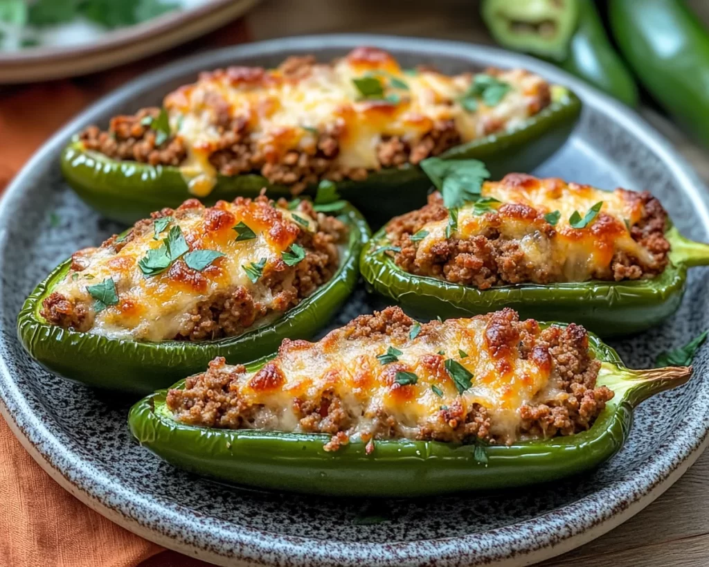 Best Ground Turkey Stuffed Jalapeno Peppers