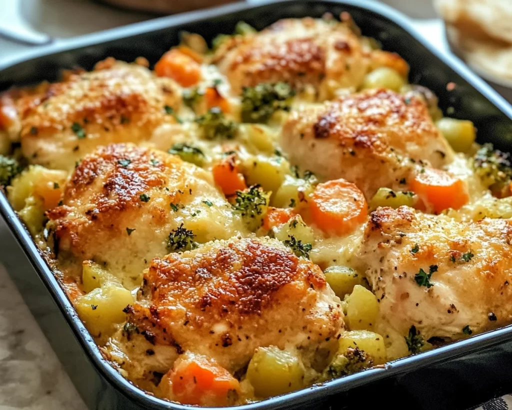 Comforting Rotisserie Chicken Casserole