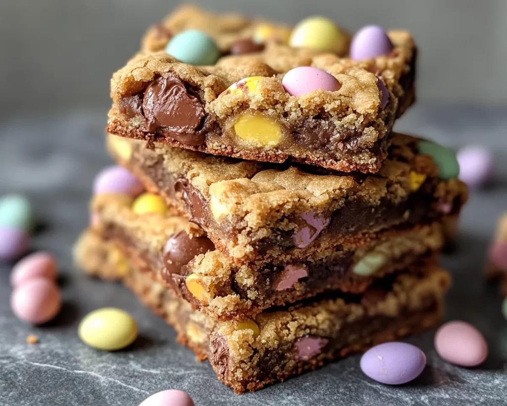 Spring Cookies: Cadbury Egg Cookie Bars (Easy)