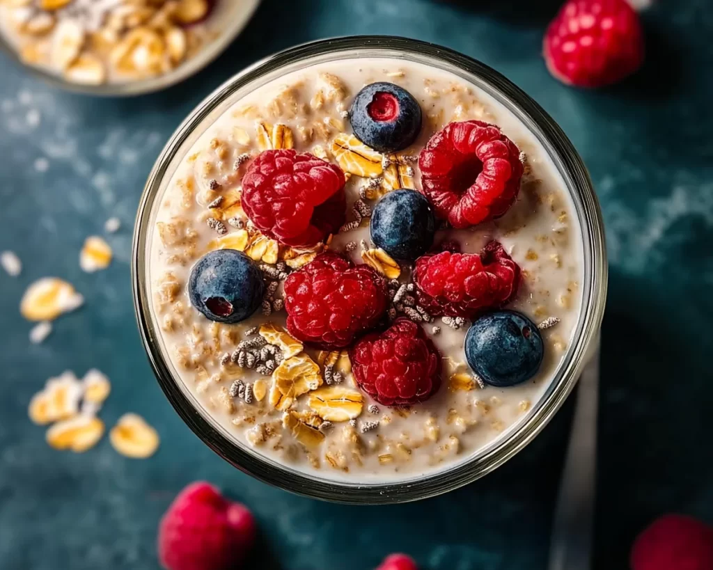 Protein Overnight Oats Without Yogurt