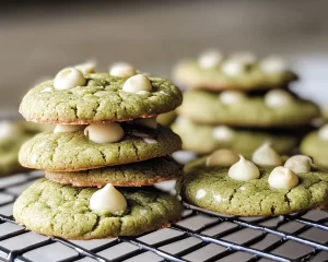 Spring Baking: Matcha White Chocolate Cookies in 25 Minutes
