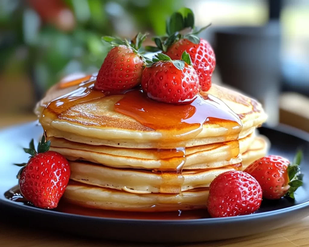 Strawberry Recipes Easy: Strawberry Pancakes (Quick)