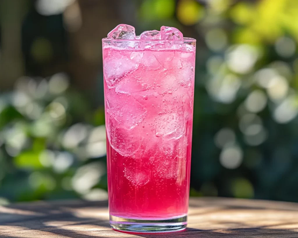 Soda Drinks Recipes: Homemade Pink Soda
