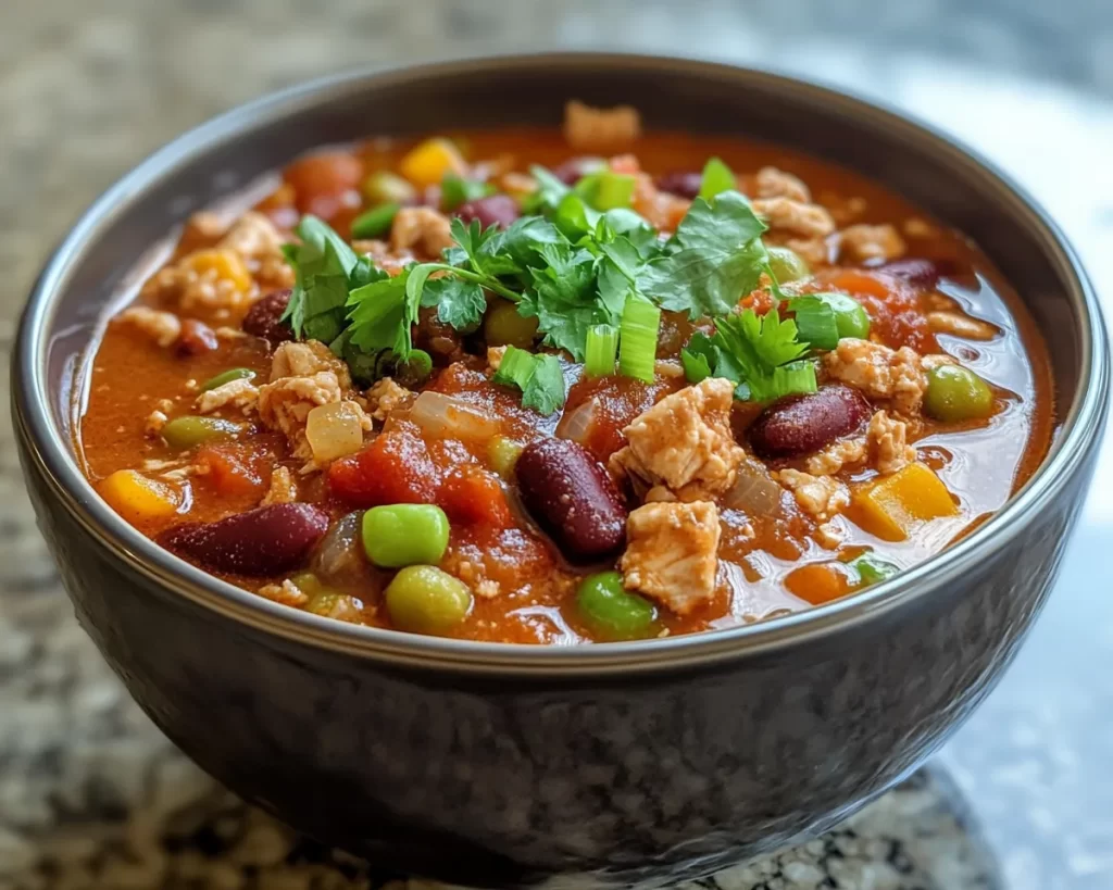 Healthy Easy One-Pot Turkey Chili (Meal Prep Friendly)